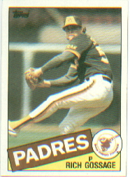 1985 Topps Baseball Cards      090      Rich Gossage